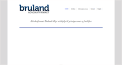 Desktop Screenshot of bruland.no