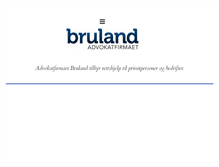 Tablet Screenshot of bruland.no